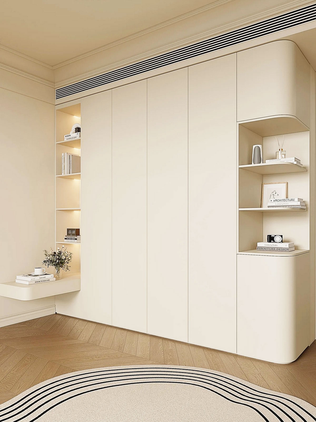 The Little Universe in the Wardrobe: Multifunctional Integrated Wardrobe, Perfect Combination of Storage and Display